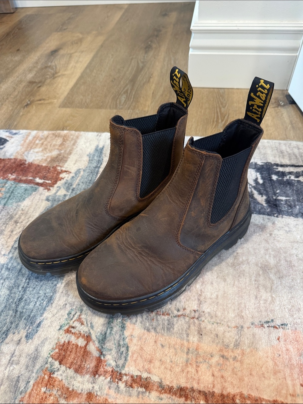 Dr. Martens Brown Leather Chelsea Boots